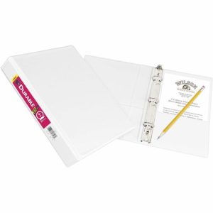 Avery  View Binder,w/2 Pockets,Mini,1" Cap,8-1/2"x5-1/2",White