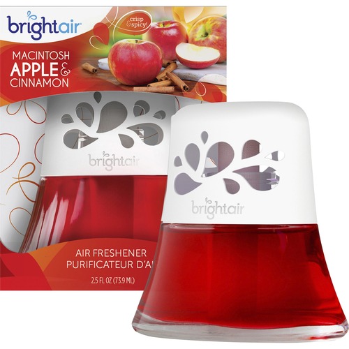 Bright Air Air Freshener Scented Oil, Macintosh Apple/Cinnamon, 2.5oz