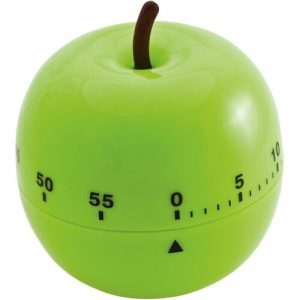 Baumgartens Shaped Timer, 4-1/2" Diameter, Green Apple