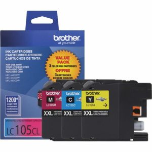 Brother Ink Cartridge, HY, 1200 Page Yield, 3/PK, CYN/MA/YW