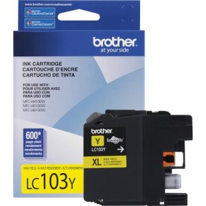 Brother Ink Cartridge, 600 Page Yield, Yellow