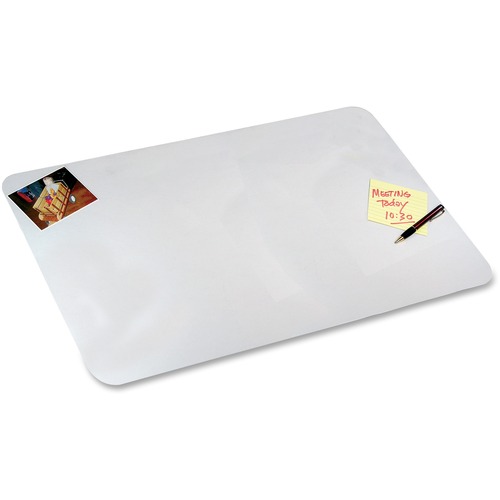 Artistic Desk Pad w/Antimicrobial Protection, 20"x36", Clear