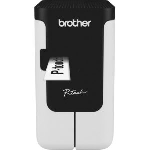 Brother  Label Maker, PC/Mac, 3-1/5"x6"x5-3/5", Black/White