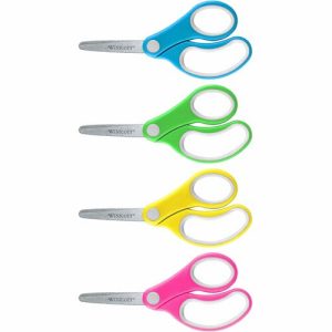 Acme United Corporation Kids Scissors, Soft Handle, Blunt, 5", STST Blades/Assorted