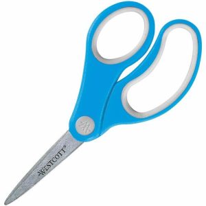Acme United Corporation Kids Scissors, Soft Handle, Pointed, 5", STST Blades/ AST