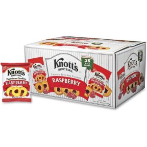 Biscomerica  Knott's Raspberry-Filled Cookies, Bite-Sized, 36-2oz pouches