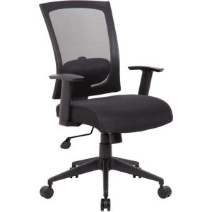 Boss Office Products  Chair, Task, Mesh Back, 25"Wx27"Dx38"H, Black