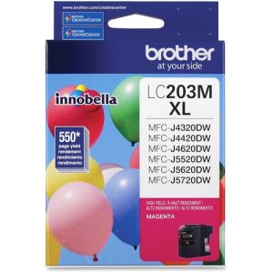 Brother Ink Cartridge, High Yield, 550 Page Yield, Magenta