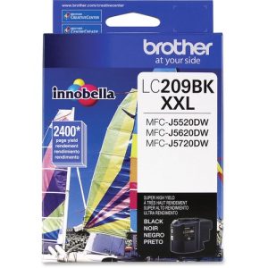Brother HY Ink Cartridge, f/LC209, 2400 Page Yield, Black