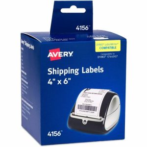 Avery  Shipping Labels, f/Thermal Printer, 4"x6", 220/BX, White