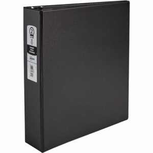 Avery  Economy Ring Binder, 2" Capacity, 8-1/2"x11", Black