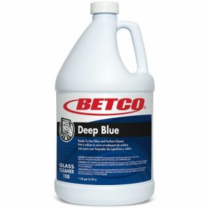 Betco Corporation  Cleaner, f/Glass/Surfaces, Ready to Use, 1 Gal, 4/CT, Blue