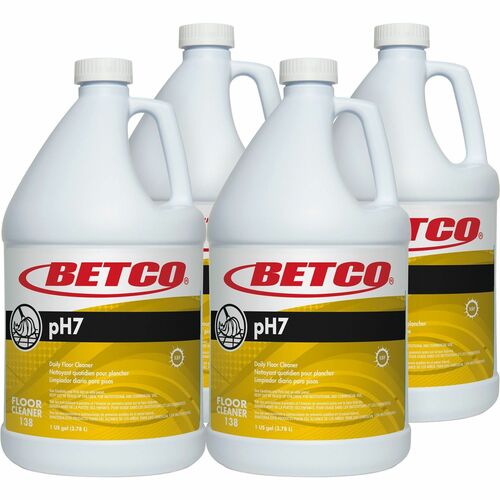 Betco Corporation Floor Cleaner, Concentrate, Neutral pH, 1 Gallon, 4/CT, YW