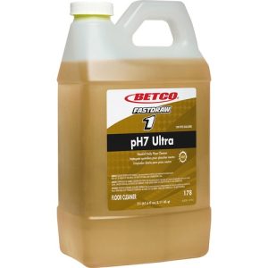 Betco Corporation  Floor Cleaner,Neutral,Conc,Liquid,FastDraw 1, 2L,Yellow
