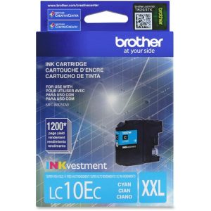 Brother HY Ink Cartridge, f/XXL, 1200 Page Yield, Cyan