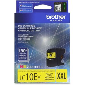 Brother HY Ink Cartridge, f/XXL, 1200 Page Yield, Yellow