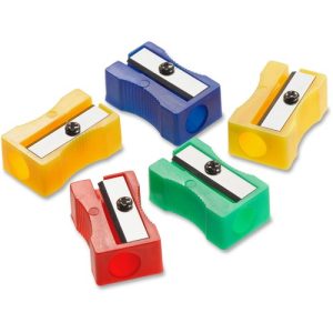 Acme United Corporation Manual Pencil Sharpeners, One-Hole, 24/PK, Assorted