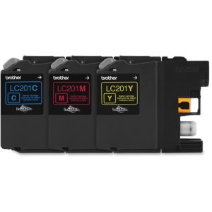 Brother Ink Cartridges, 260 Page Yield, 3/PK, CYN/MA/YW
