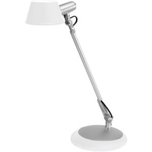 Alba, Inc  Ledluce Desk Lamp, 1 Arm, 6.5W, 330 Lumens, White