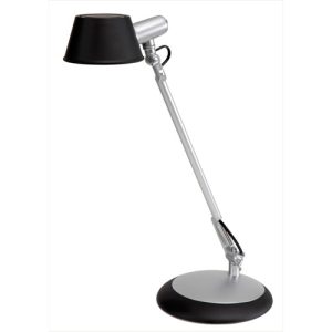 Alba, Inc  Ledluce Desk Lamp, 1 Arm, 6.5W, 330 Lumens, Black