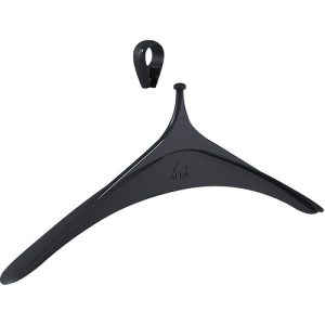 Alba, Inc  Coat Hanger, Anti-Theft, 44"Wx20"L, 12/ST, Black