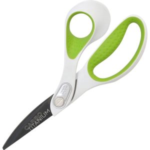 Acme United Corporation  Scissors, RH, Titanium-bonded Blades, 8" Bent, Gray