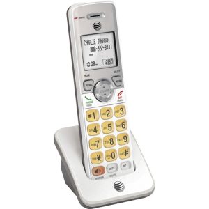 AT&T  Accessory Handset, 3-2/5"Wx3"Lx7-1/10"H, White