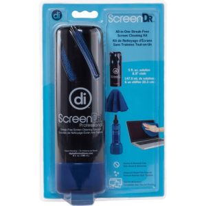 Allsop  Screen Cleaner w/Cloth, Streak-free, 5 oz, Black/Blue