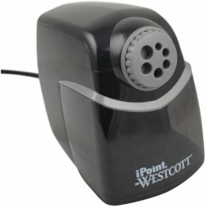 Acme United Corporation Pencil Sharpener, 6-Hole, 5-3/4"Wx8-1/4"Lx7-3/4"H, Black