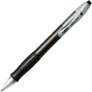 Bic  Ballpoint Pen, Retractable, Med Point, 36/BX, BK Ink/Barrel
