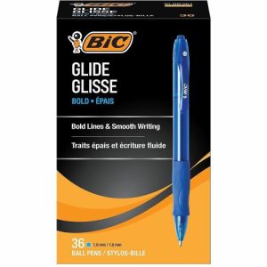 Bic  Ballpoint Pens, Retractable, 1.6mm, 36/BX, BE Ink/Barrel
