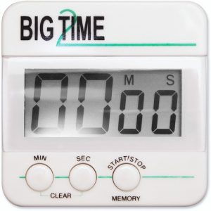 Ashley Productions, Inc.  Magnetic Digital Timer, Black/White