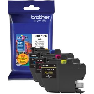 Brother  Ink Cartridge, f/ MFC-J5330DW, 550 Page Yield, 3/PK, AST
