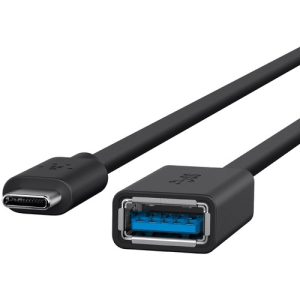 Belkin  Adapter, 3.0 USB-C to USB-A, 2/5"Wx7/10"Lx5-1/2"H, Black