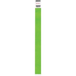 Advantus Corp.  Wristbands, Tyvek, Seq Numbered, 500/PK, Neon Green