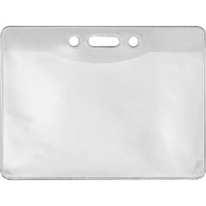 Advantus Corp. Badge Holders, f/Govt, Horiz, 4"x2-3/4"Insert, 50/PK, Clear