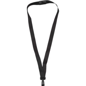 Advantus Corp. Lanyards, Breakaway, w/Plastic Hook, 36"L, 12/PK, Black