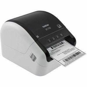 Brother  Label Printer, Wide-format, Thermal, 300 dpi, 4.3"/s, WE/BK