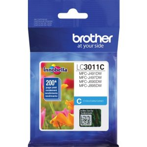 Brother Ink Cartridge, MFC-J491, 200 Page Yield, CYN