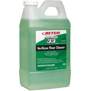 Betco Corporation  Floor Cleaner, No-Rinse, FastDraw 33, 2L, 4/CT, Green