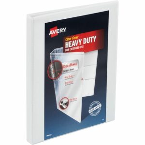 Avery  View Binder,Heavy-duty,Slant Ring,1/2" Cap,Letter-size,WE
