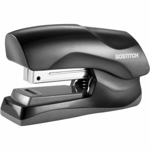 Bostitch (Stanley Bostitch)  Stapler, 40-Sheet, Half Strip, Flat Clinch, Black