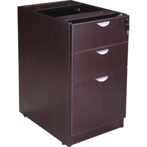 Boss Office Products  Hanging Pedestal, B/B/F, 16"Wx22"Dx28-1/2"H, Mocha