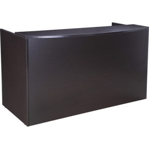 Boss Office Products  Reception Desk, 71"Wx36"Dx42"H, Mocha