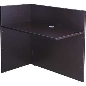 Boss Office Products  Reception Return Shell, 42"Wx24"Dx29"H, Mocha