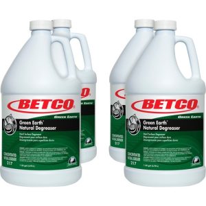 Betco Corporation  Degreaser, Bio-based, Concentrated, 1 Gal, 4/CT, Dark Green