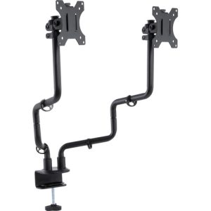 Allsop  Dual Monitor Arms, f/Monitors up to 32", Black