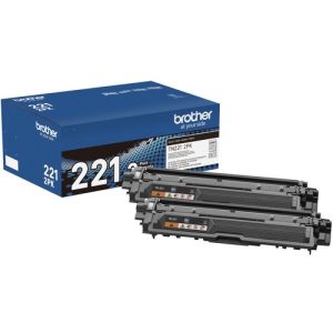 Brother  Toner Cartridges, 2500 Yield, 2/BX, BK