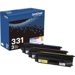 Brother  Toner Cartridge, 1500 Yield, 3/BX, CYN/MA/YW
