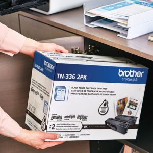 Brother  Toner Cartridge, 4000 Yield, 2/BX, Black